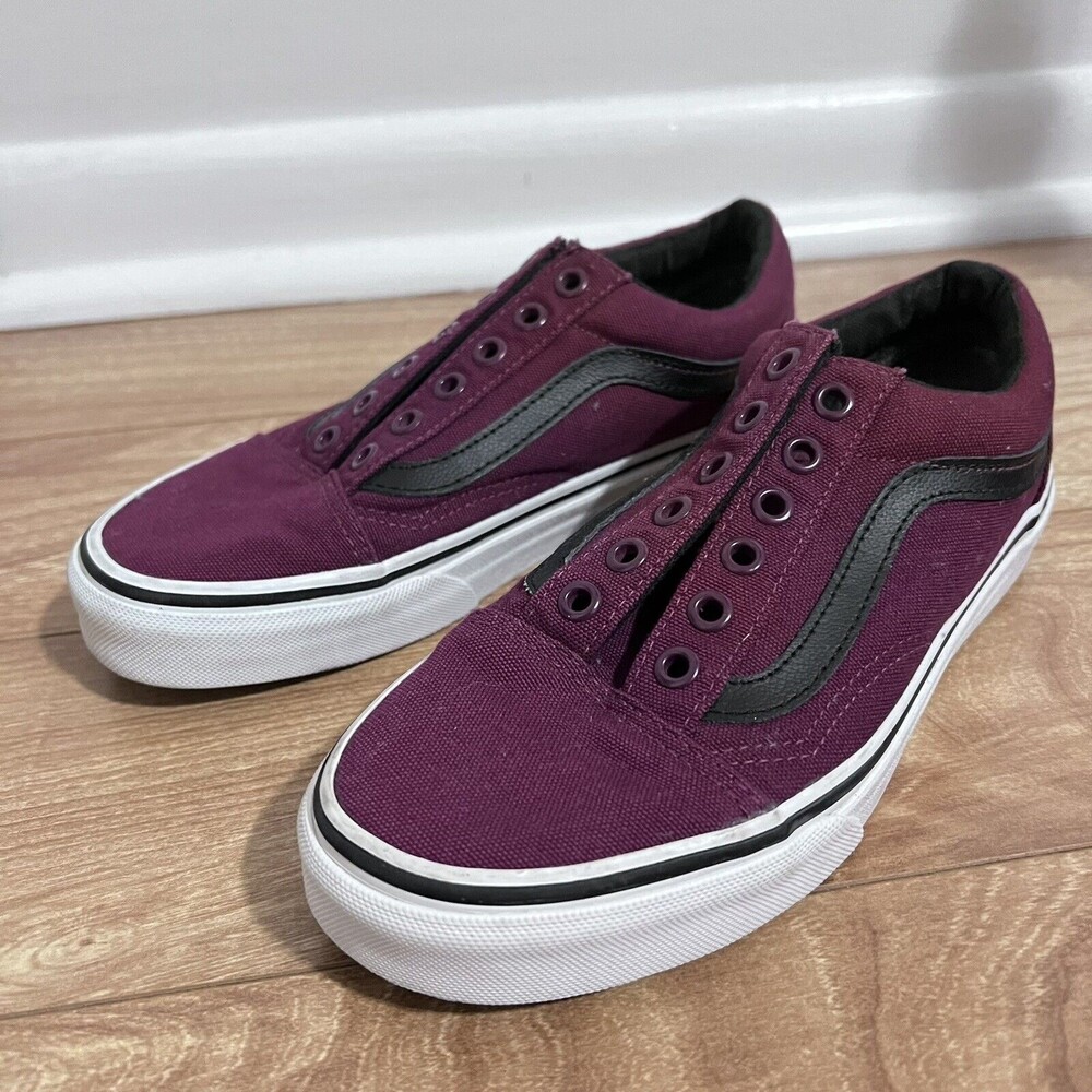 Van old skool Burgundy Red Sneakers Men 4.5 / Women 6 Casual Basic Canvas Dark